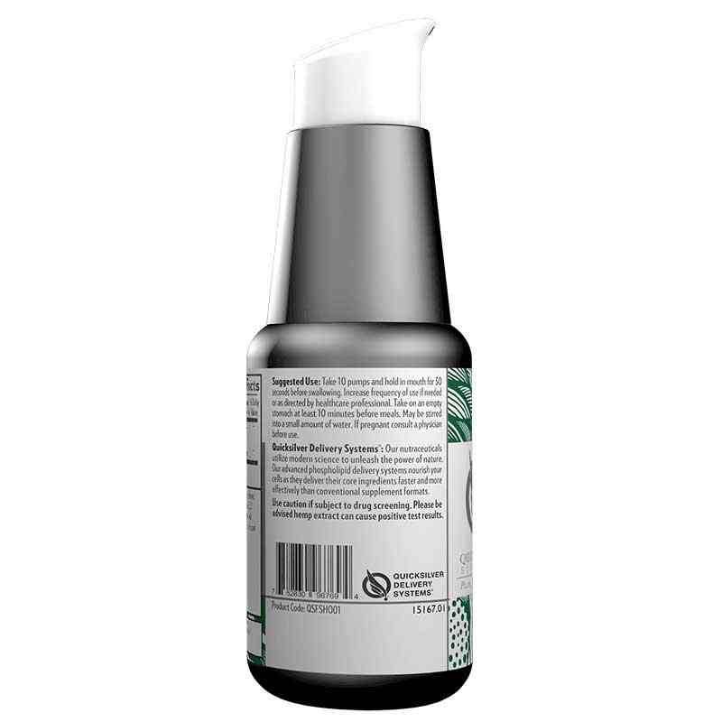 Full Spectrum Hemp Extract CBD Nanoemulsified, 1 Oz, by Quicksilver Scientific, image #2