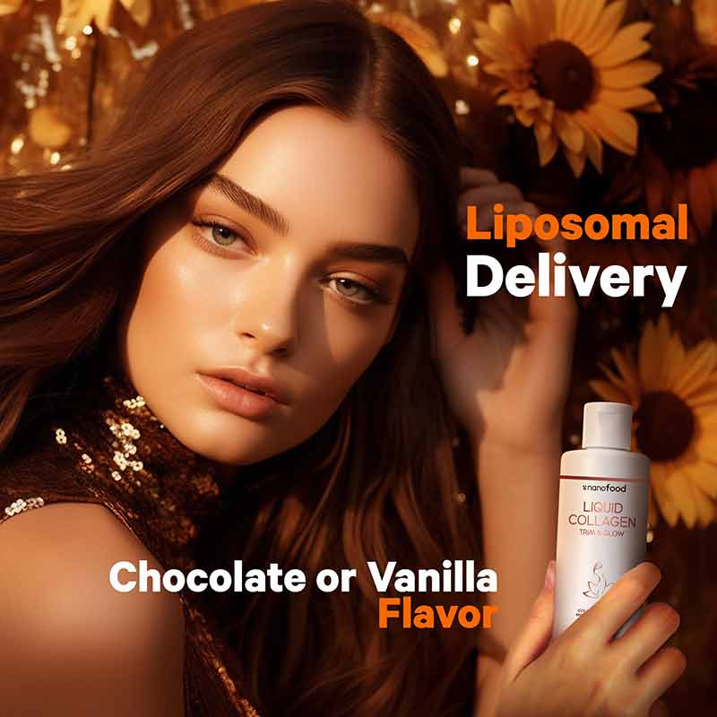 Nanofood Liquid Collagen Trim & Glow, Chocolate Mocha, by Codeage, image #4