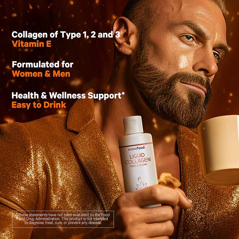Nanofood Liquid Collagen Trim & Glow, French Vanilla, by Codeage, image #3