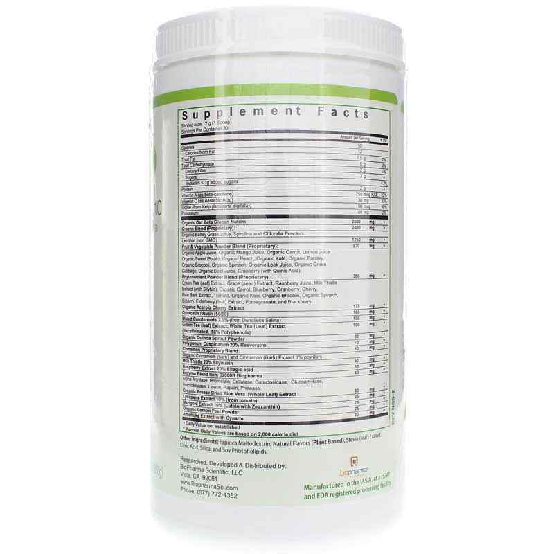 NanoGreens 10, Strawberry, 12.7 Oz, by Biopharma, image #2