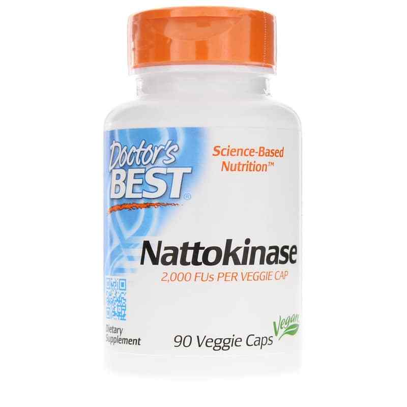 Nattokinase 2000 FUs, 90 Veg Capsules, by Doctors Best
