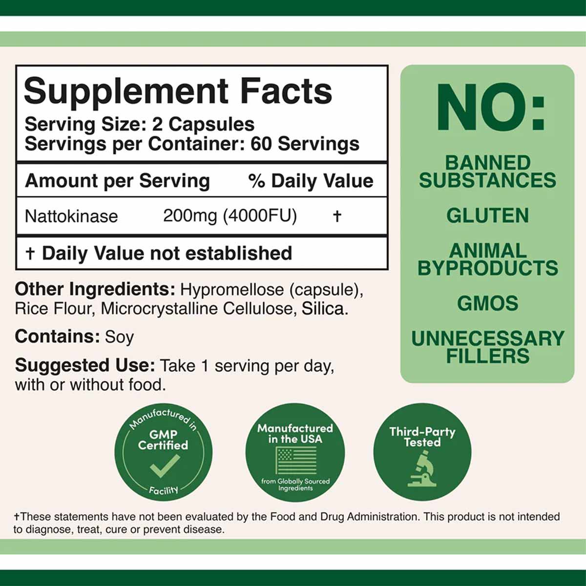 Nattokinase, by Double Wood Supplements