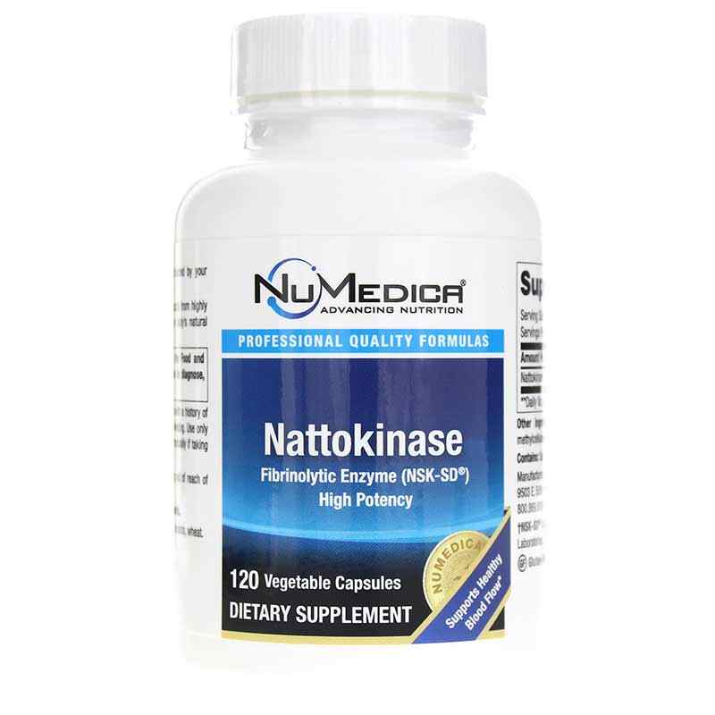 Nattokinase, 120 Veg Capsules, by NuMedica