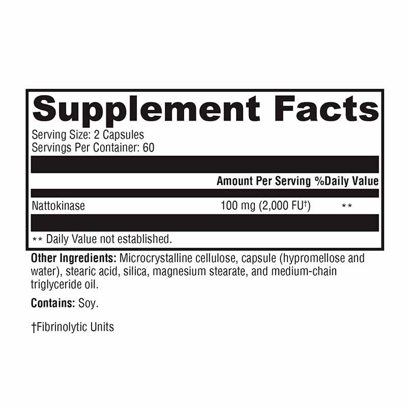 Nattokinase, 120 Veg Capsules, by Xymogen, image #2