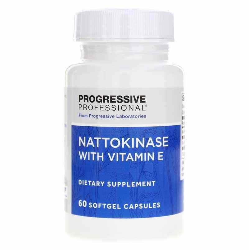 Nattokinase with Vitamin E, by Progressive Labs
