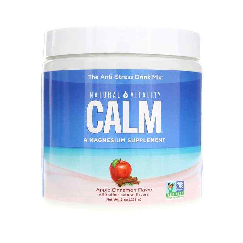 Natural Calm, Apple Cinnamon, 8 Oz, by Natural Vitality
