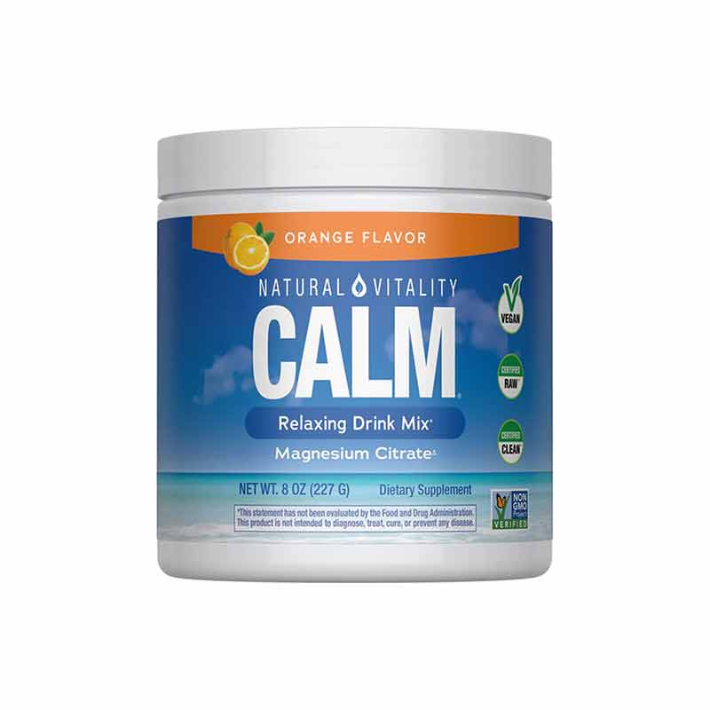 Natural Calm, Orange, 8 Oz, by Natural Vitality