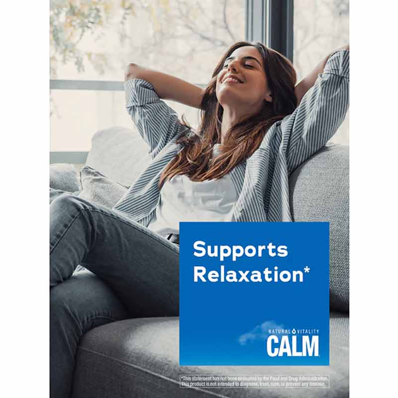 Natural Calm, Raspberry-Lemon, 16 Oz, by Natural Vitality, image #4