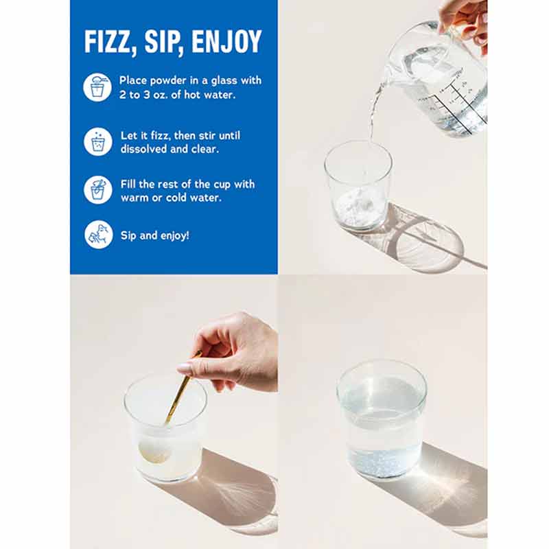 Natural Calm, Raspberry-Lemon, 8 Oz, by Natural Vitality, image #3