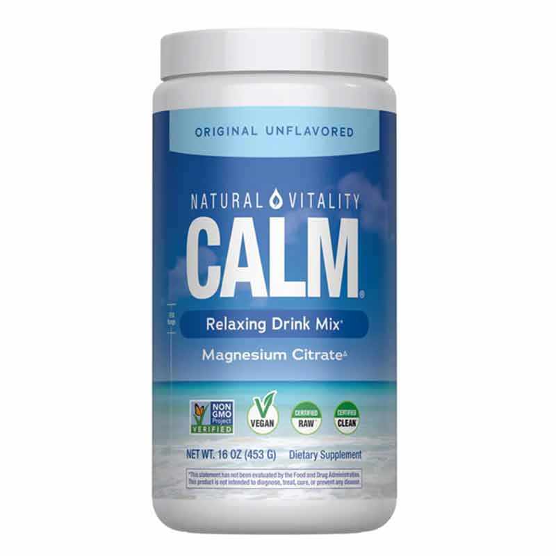 Natural Calm, Unflavored, 16 Oz, by Natural Vitality