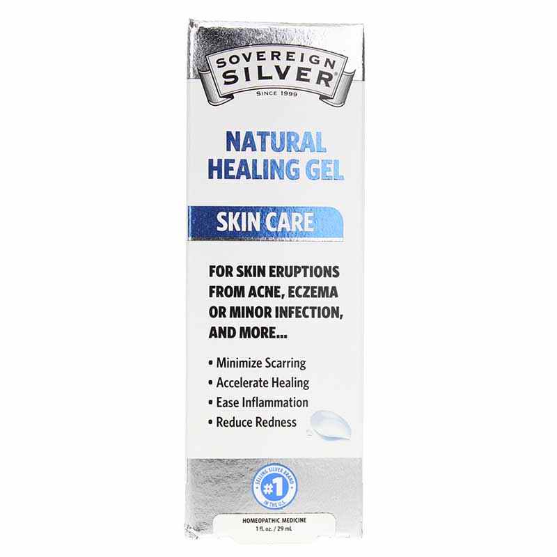 Natural Healing Gel Skin Care, 1 Oz, by Sovereign Silver