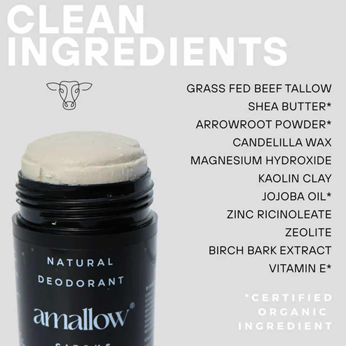Natural Non-Toxic Deodorant, by Amallow Tallow