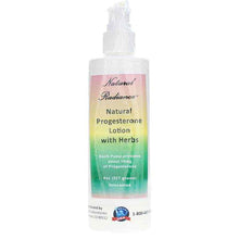 Natural Progesterone Lotion Plus Herbs, 8 Oz, by Natural Radiance