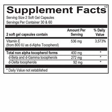 Natural Vitamin E Mixed Tocopherols, 120 Softgels, by Ortho Molecular, image #2