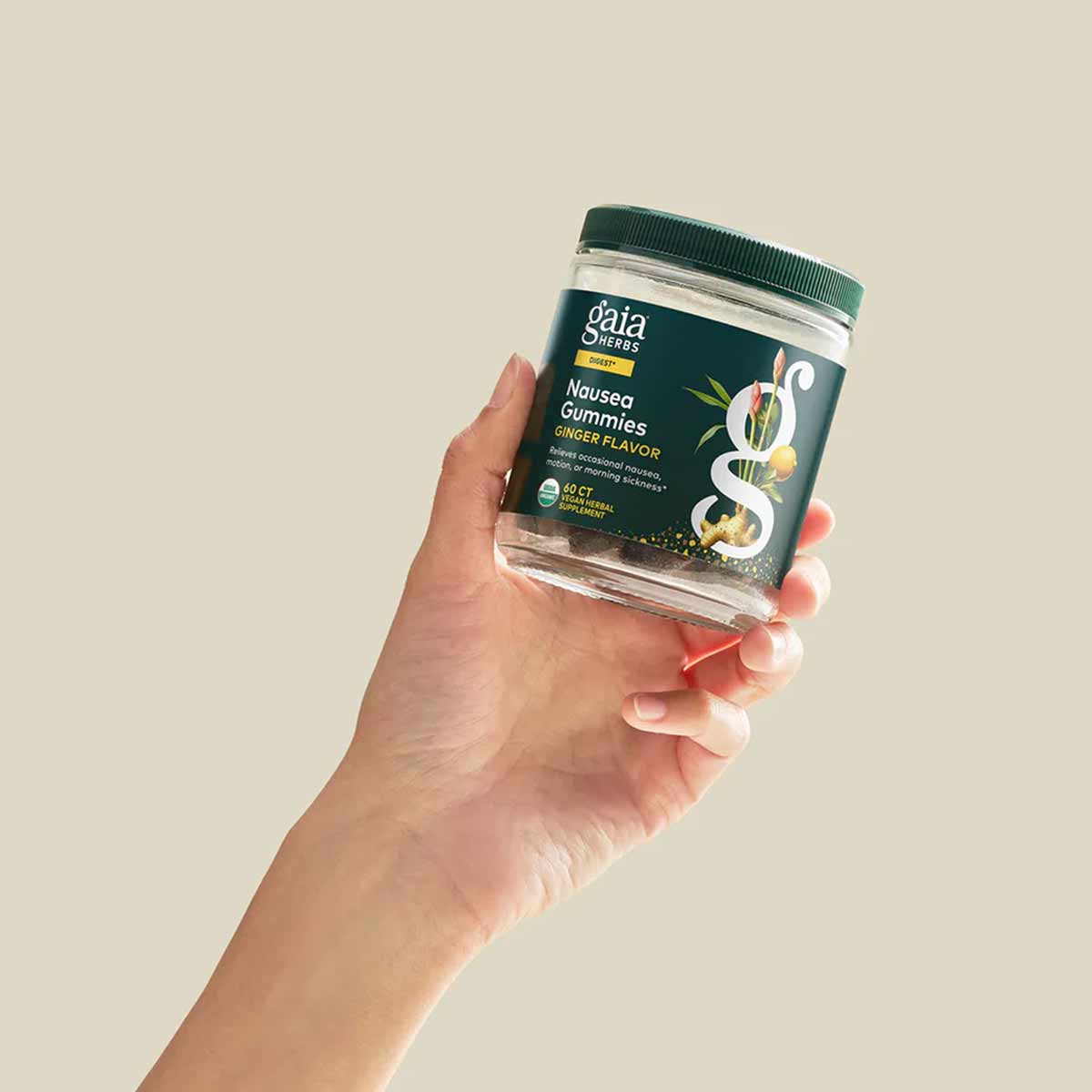 Nausea Gummies, by Gaia Herbs