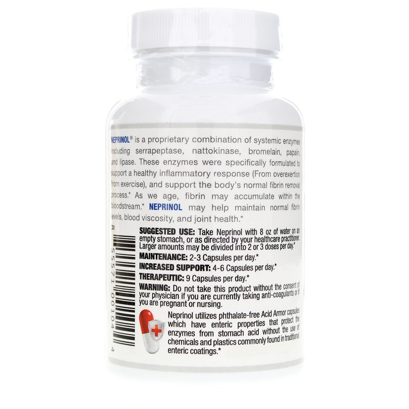 Neprinol Advanced Fibrin Defense, 90 Capsules, by Arthur Andrew Medical, image #3