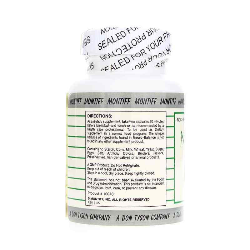 Neuro-Balance 620 Mg, 60 Capsules, by Montiff, image #3