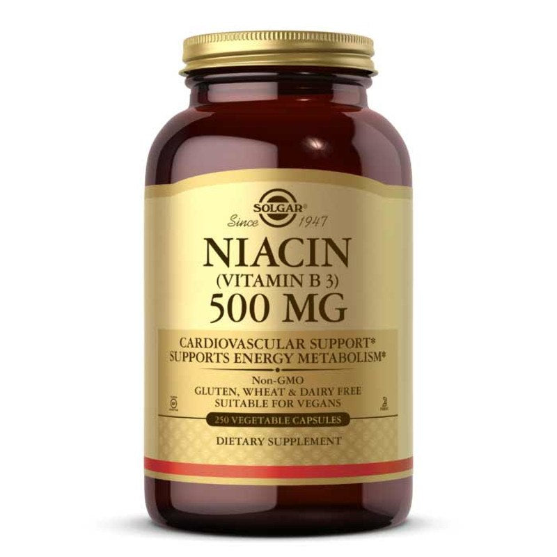 Niacin (Vitamin B3) 500 Mg, by Solgar