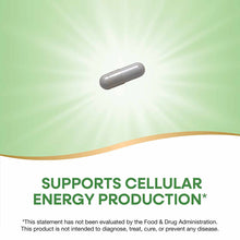 Gray niacinamide capsule centered on a green and white background.