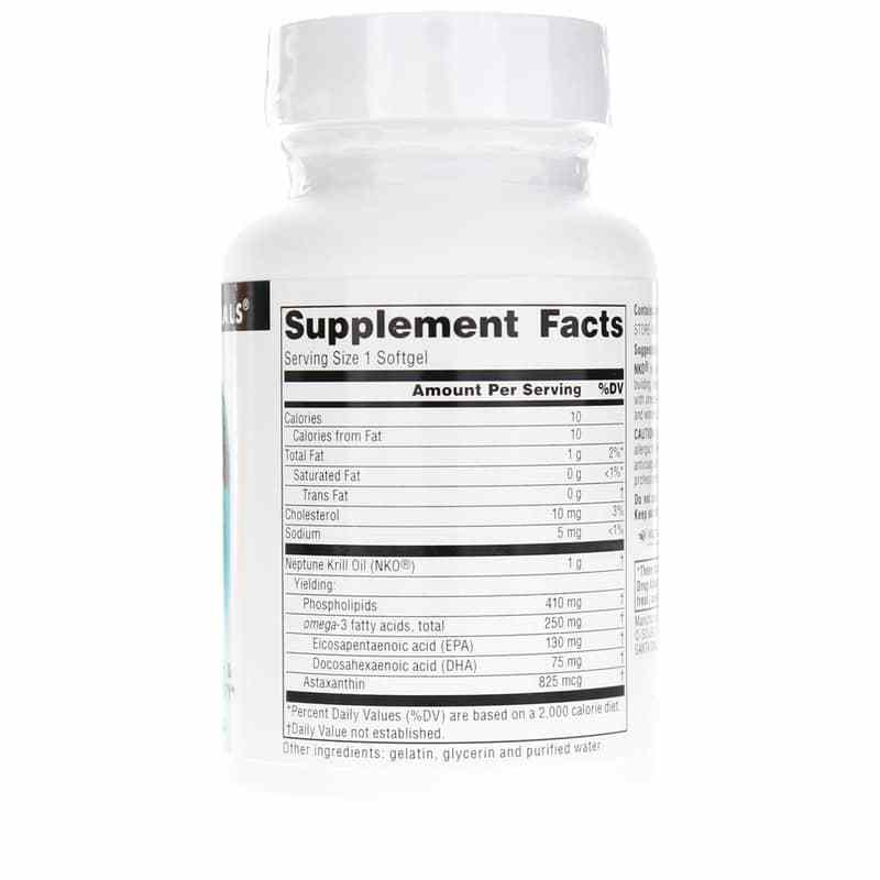 NKO Neptune Krill Oil 1000 Mg, 30 Softgels, by Source Naturals, image #2