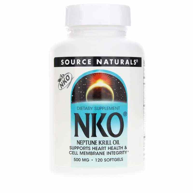 NKO Neptune Krill Oil 500 Mg, 120 Softgels, by Source Naturals