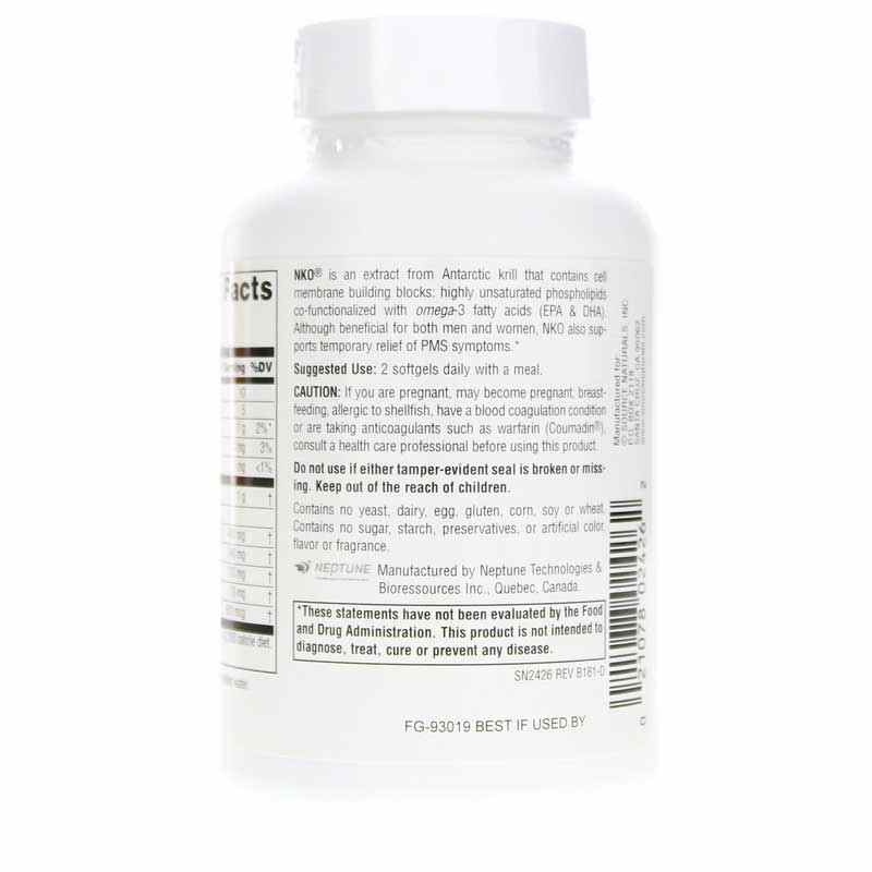 NKO Neptune Krill Oil 500 Mg, 120 Softgels, by Source Naturals, image #3