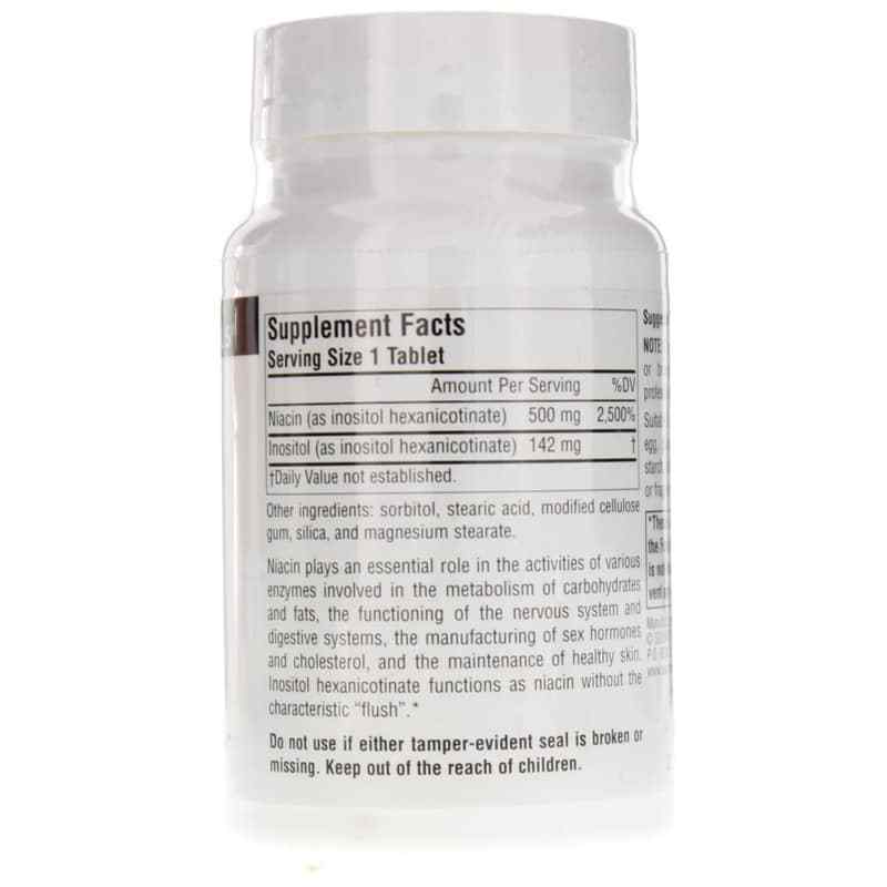 No-Flush Niacin 500 Mg, 60 Tablets, by Source Naturals, image #2