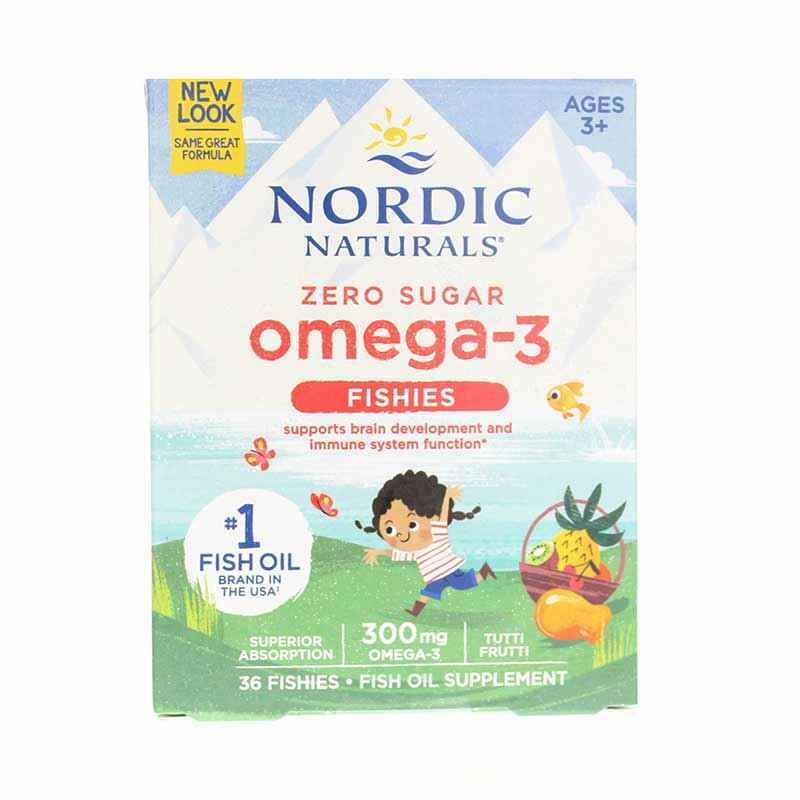 Nordic Omega-3 Fishies Tutti Frutti, by Nordic Naturals