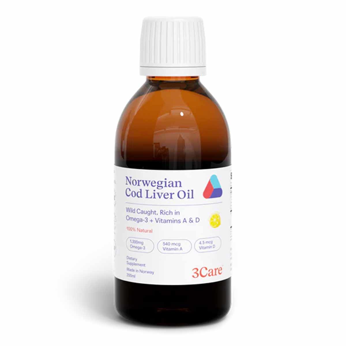 Norwegian Cod Liver Oil, by 3 Care Therapeutics
