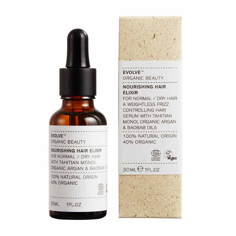 Nourishing Hair Elixir, 1 Oz, by Evolve Organic Beauty