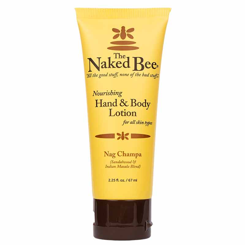 Nourishing Hand & Body Lotion, Nag Champa, 2.25 Oz, by Naked Bee