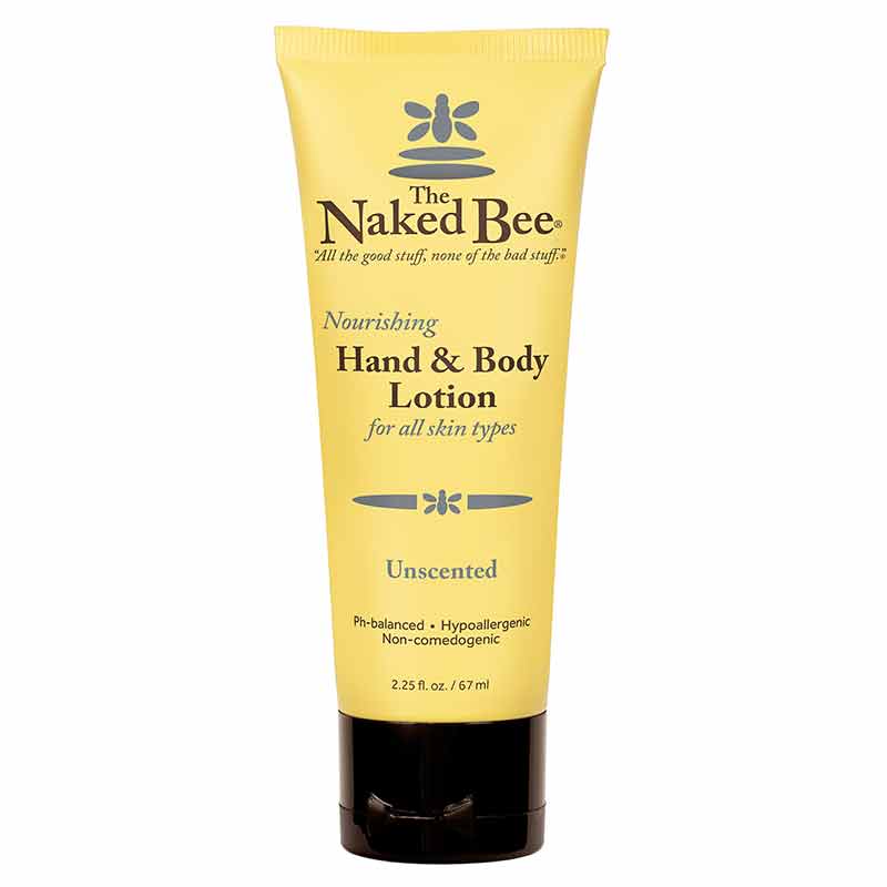 Nourishing Hand & Body Lotion, Unscented, 2.25 Oz, by Naked Bee