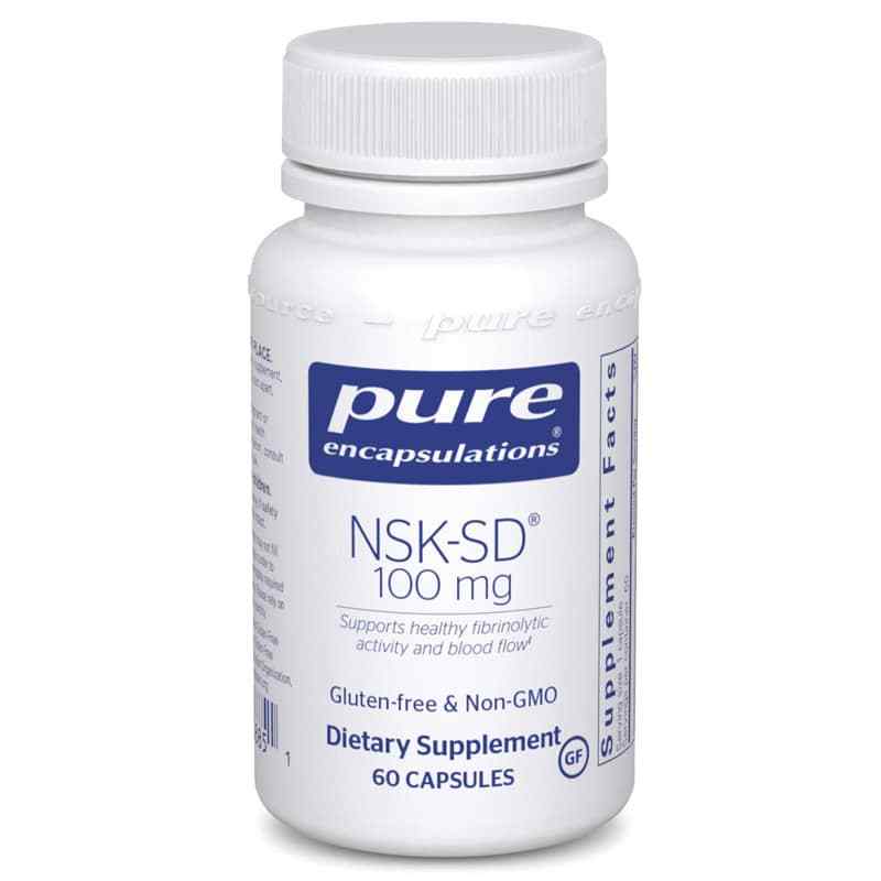 NSK-SD (Nattokinase) 100 Mg, 60 Capsules, by Pure Encapsulations