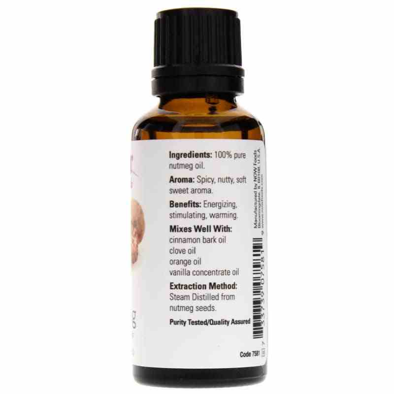 Nutmeg Essential Oil, by NOW Foods, image #2