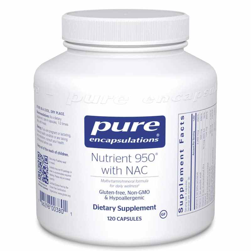 Nutrient 950 with NAC, 120 Capsules, by Pure Encapsulations
