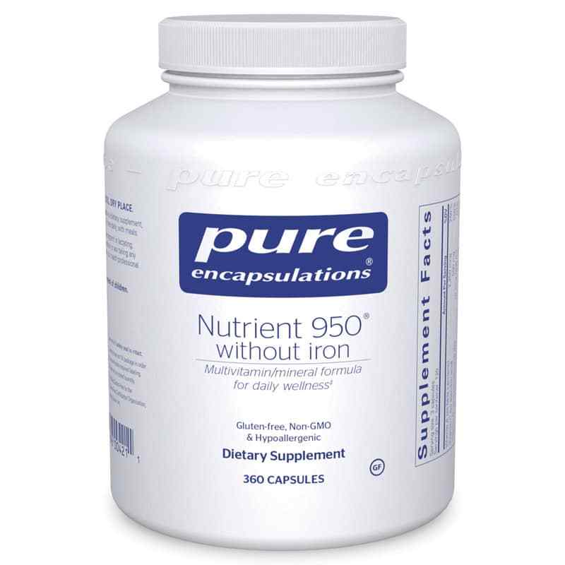 Nutrient 950 without iron, by Pure Encapsulations