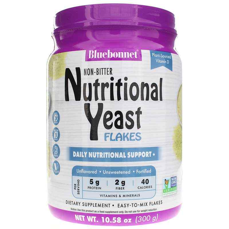Nutritional Yeast Flakes Non-Bitter, by Bluebonnet