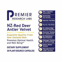 NZ-Red Deer Antler Velvet 500 Mg, by Premier Research Labs, image #2