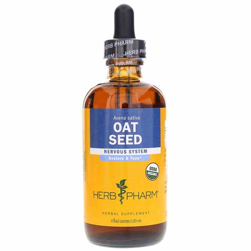 Oat Seed Extract, 4 Oz, by Herb Pharm
