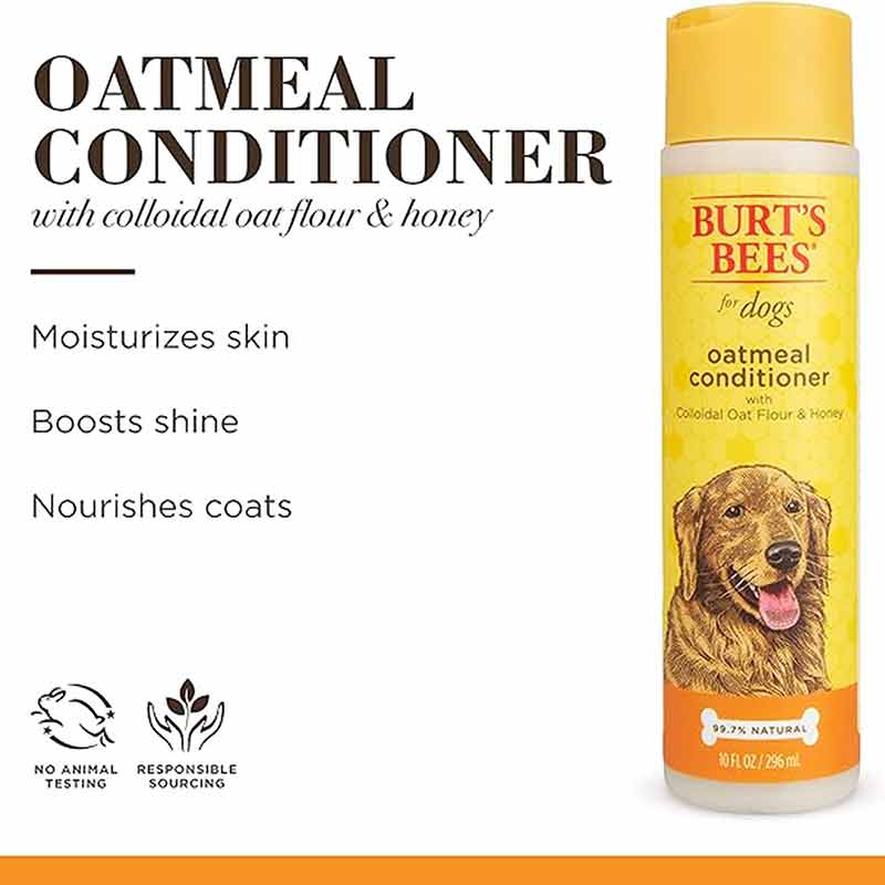 Oatmeal Conditioner for Dogs, 10 Oz, by Burt's Bees Pets, image #4