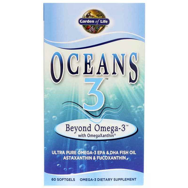 Garden of Life Oceans 3 Beyond Omega-3 with OmegaXanthin