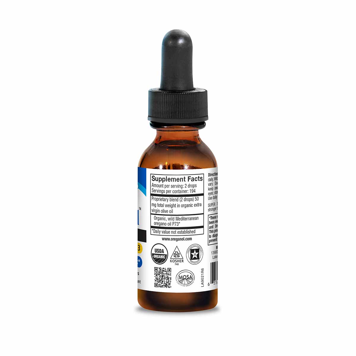 Oil of Wild Oregano Oreganol Super Strength Liquid, by North American Herb & Spice