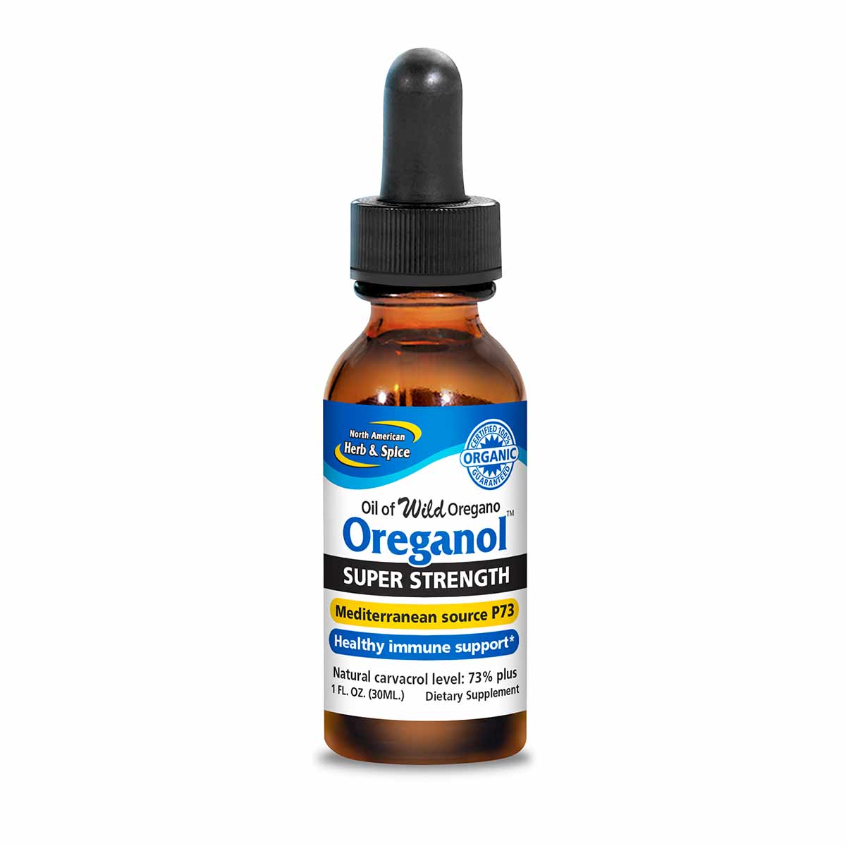 Oil of Wild Oregano Oreganol Super Strength Liquid, by North American Herb & Spice