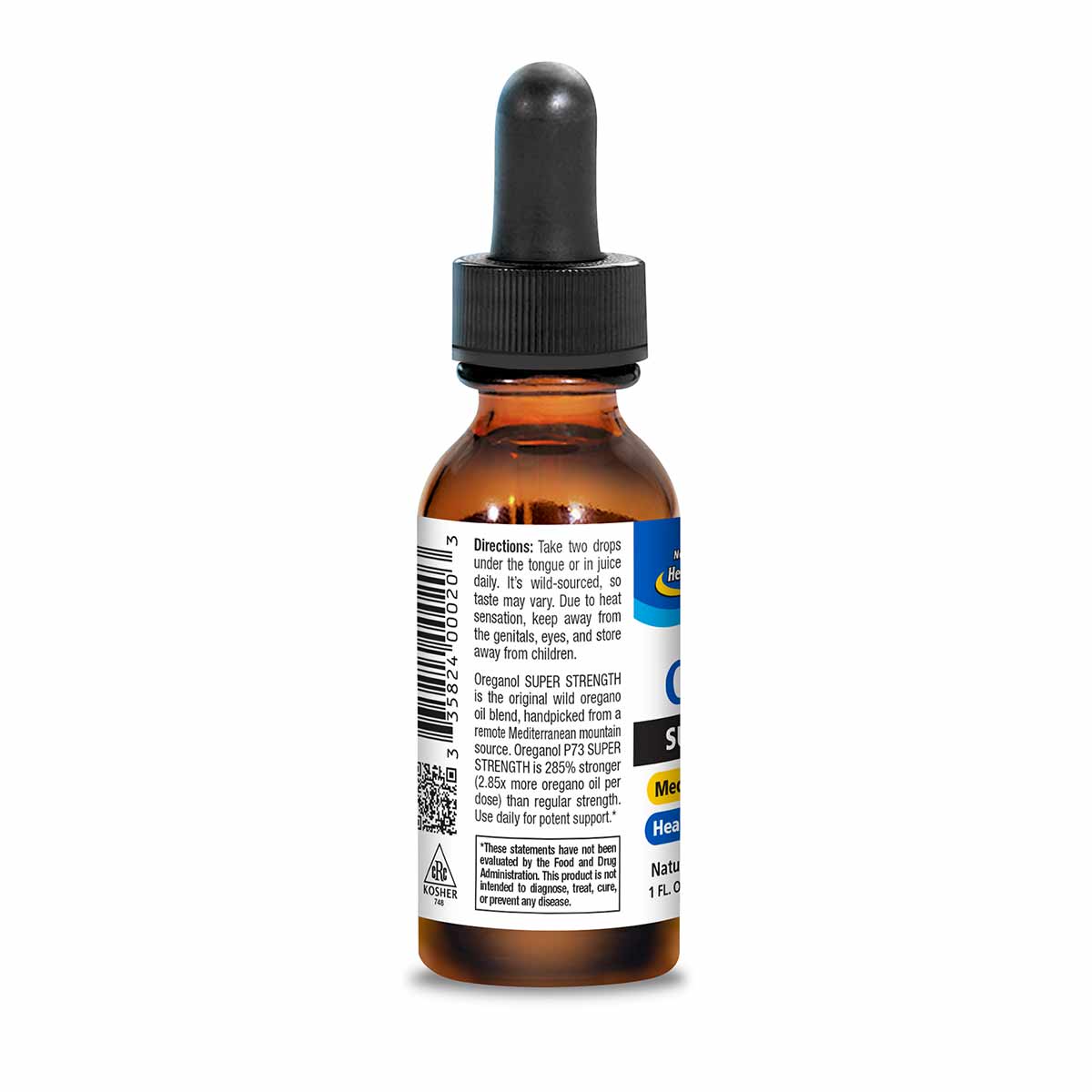 Oil of Wild Oregano Oreganol Super Strength Liquid, by North American Herb & Spice
