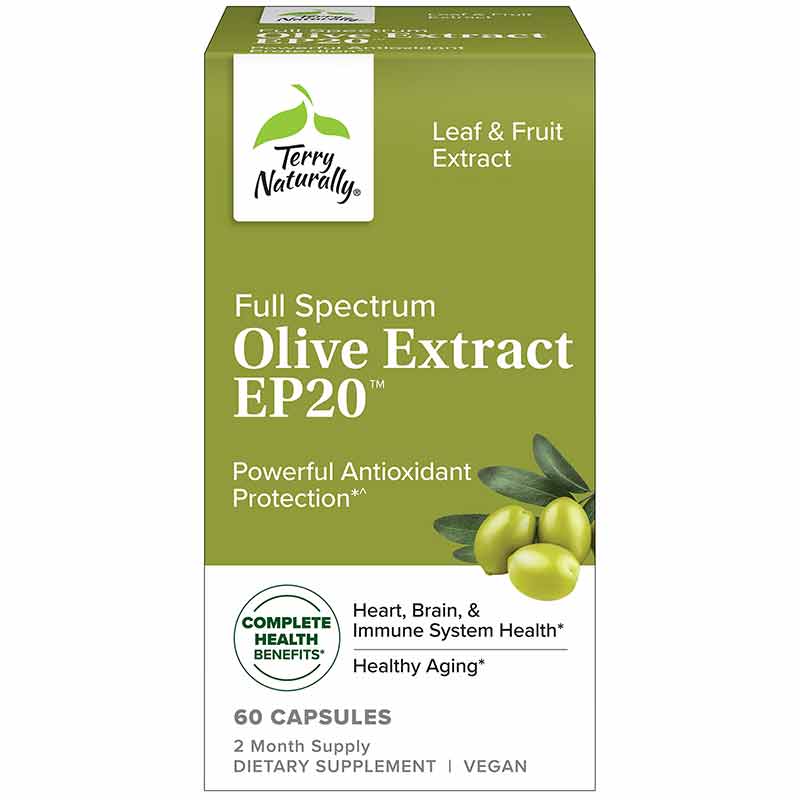 Olive Extract EP20, 60 Capsules, by Terry Naturally