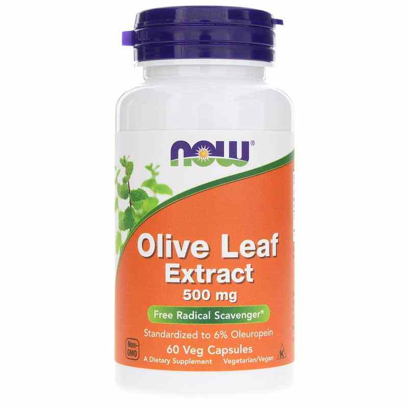 Olive Leaf Extract 500 Mg, 60 Veg Capsules, by NOW Foods