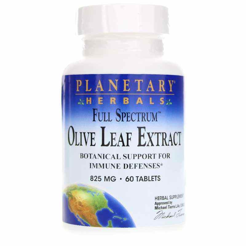 Olive Leaf Extract 825 Mg Full Spectrum, by Planetary Herbals