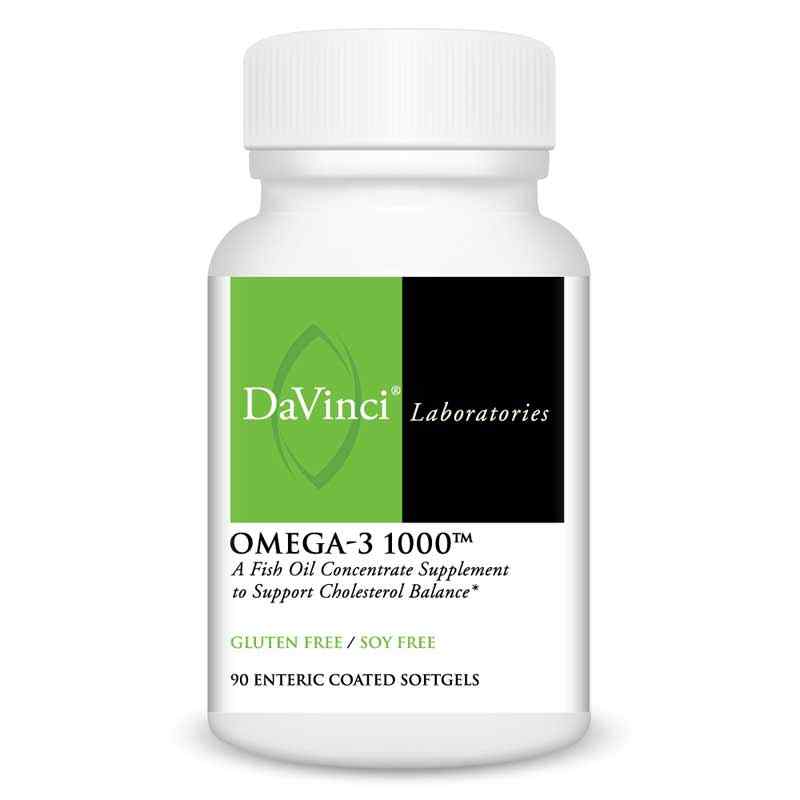 Omega-3 1000, 90 Enteric Coated Softgels, by DaVinci Labs