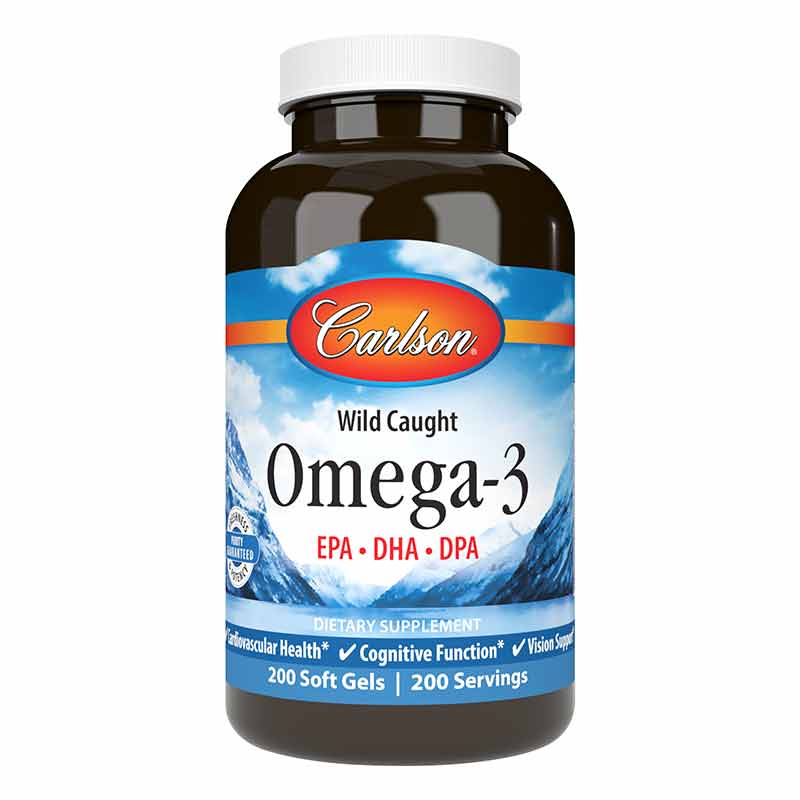 Omega-3 EPA|DHA|DPA, 200 Softgels, by Carlson Labs