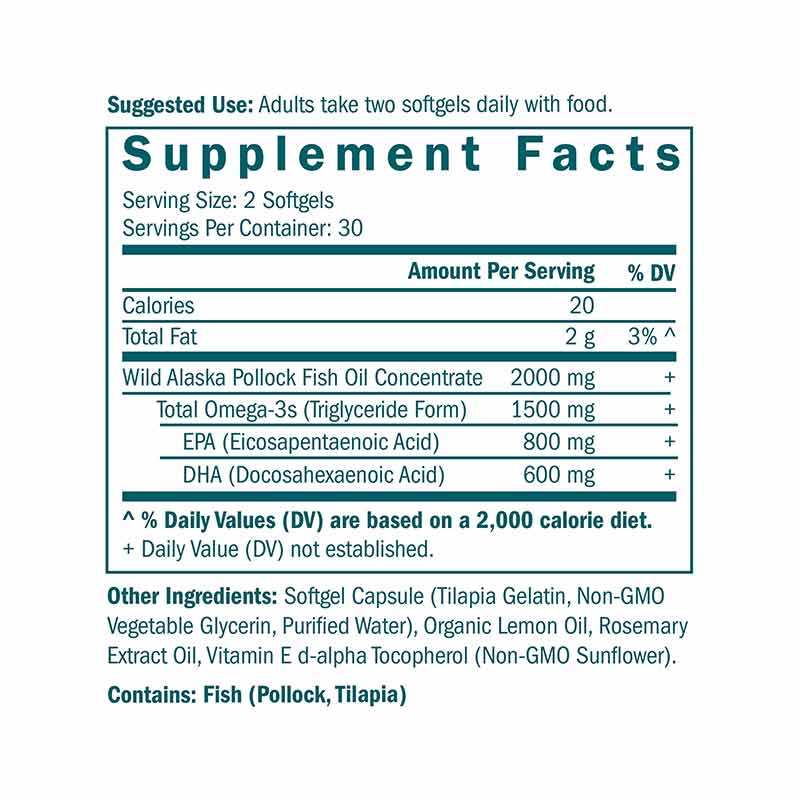 Omega-3 Fish Oil, 60 Softgels, by True Grace, image #2